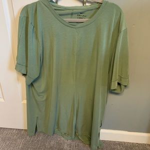 Nike yoga dri-fit t shirt